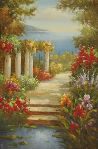 苗壮作品《花园》