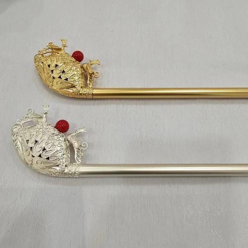 韩国韩服头饰宫廷唐衣发簪新娘头饰长40cm皇后龙簪子z23002