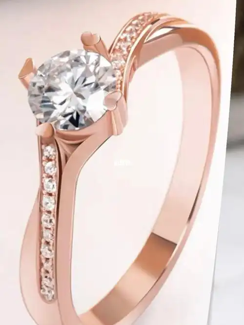 经典款18k金钻戒