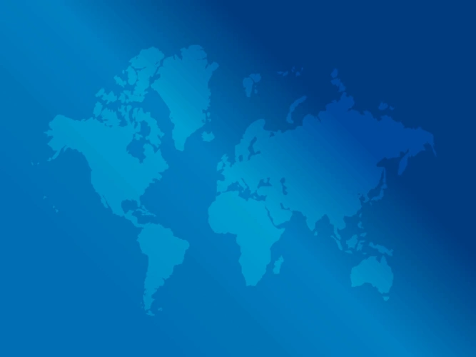 蓝色世界地图