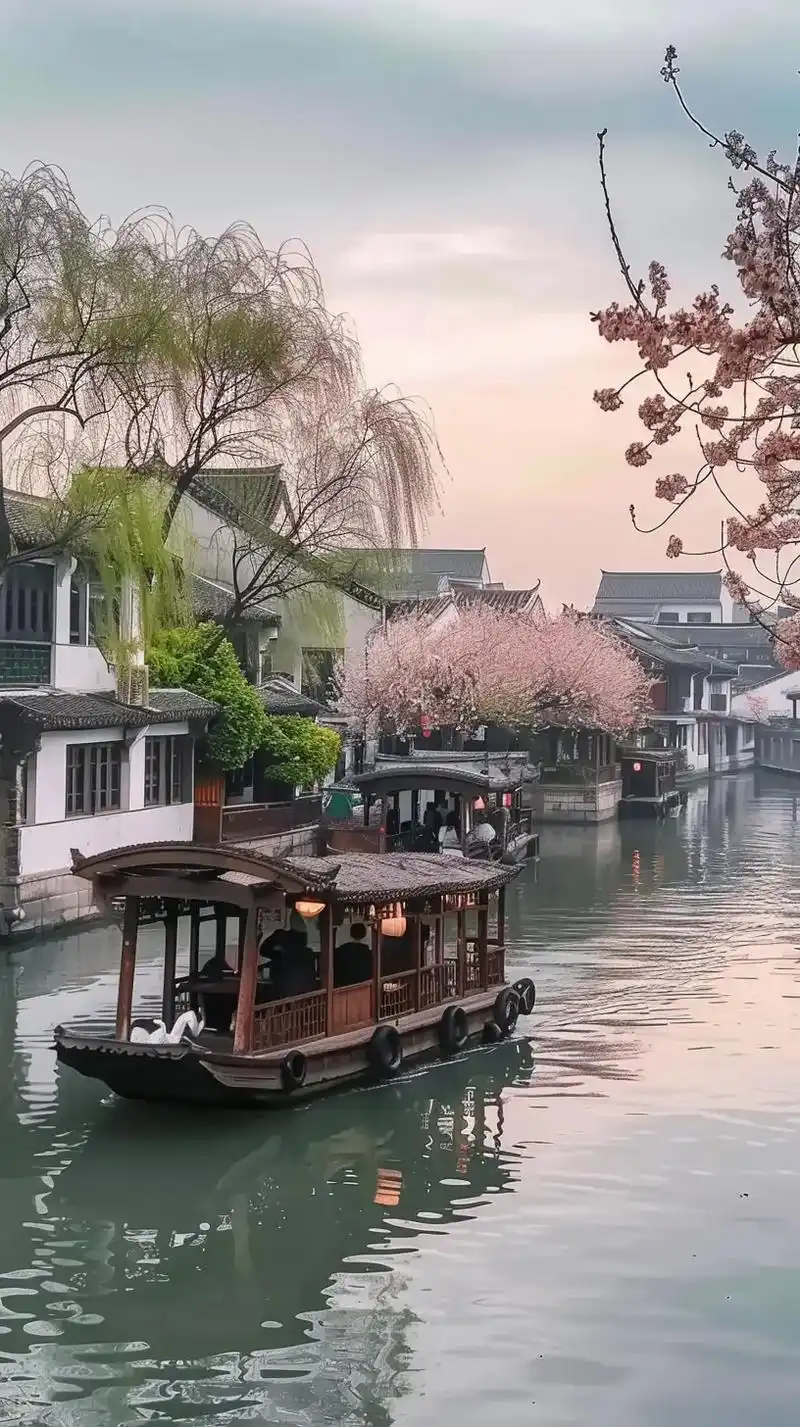 悠悠岁月,古镇仿佛一颗镶嵌在江南水乡的璀璨明珠