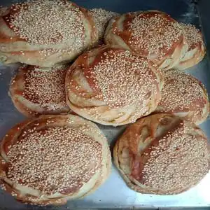 【顺丰包邮】单县吊炉烧饼北方面食芝麻饼山东烧饼芝麻盐饼