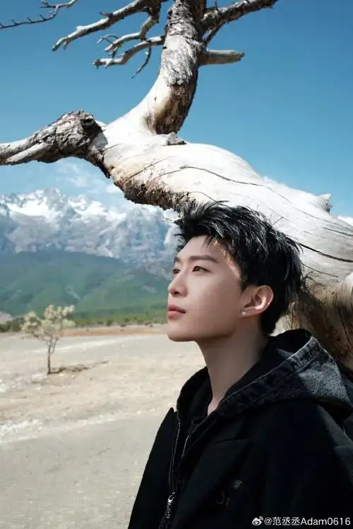 范丞丞白色挑染##范丞丞华莱士丞意满满