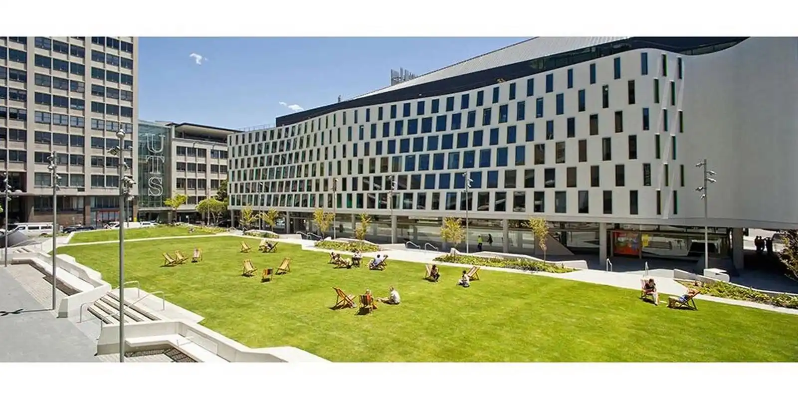 景观案例搬运|经典的校园绿地/广场设计 p2-4  悉尼科技大学校园绿地