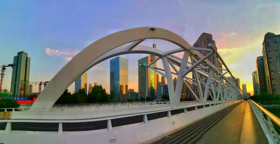 海河进步桥(全景)