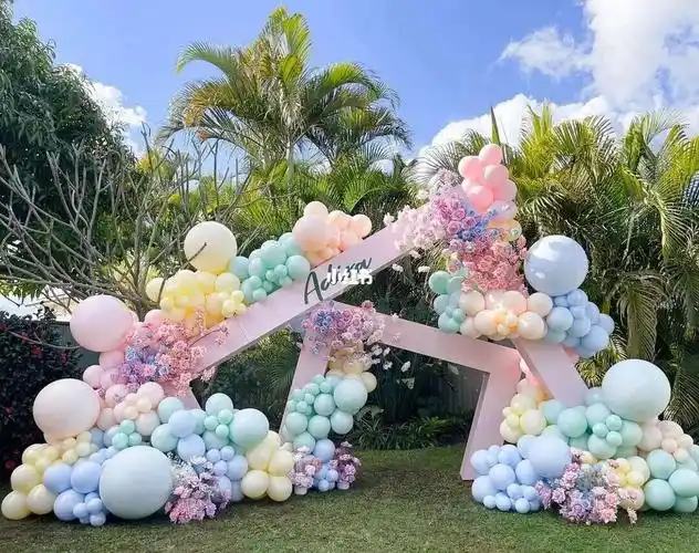 气球造型设计搭配生日派对布置