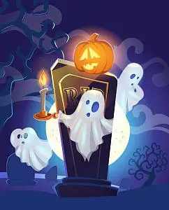 万圣节幽灵海报