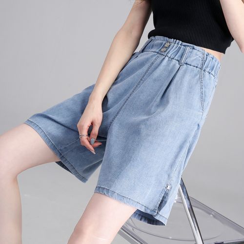 牛仔短裤薄款女超薄