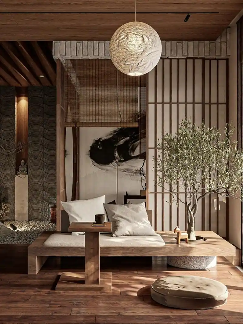 在家也能有"世外桃源" 『客厅设计 客厅装修 禅意茶室』*在快节奏的