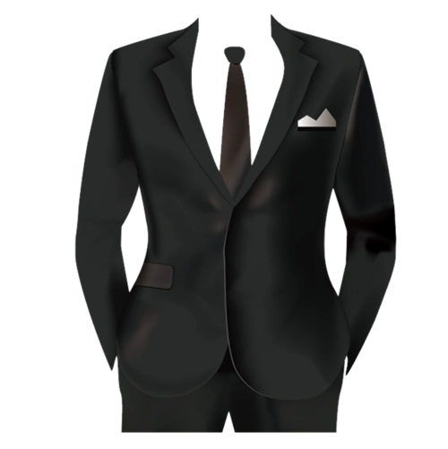 男士西装照模板