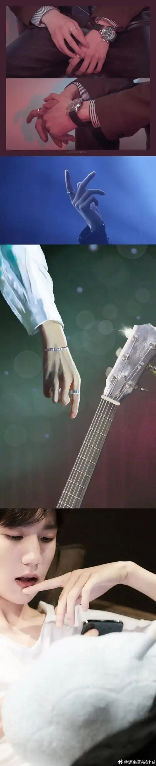 在王源手上看到了物理防晒的重要性