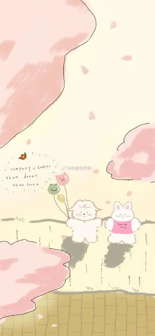 3038】私藏清新可爱锁屏壁纸#朋友圈背景图##ins手机壁纸简约可爱全屏