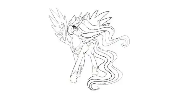 宇宙公主简笔画怎么画