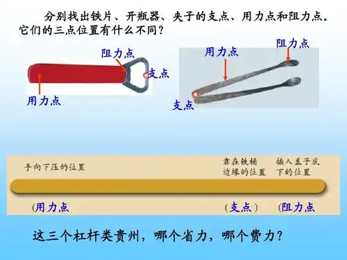 教科版小学科学六年级上册第一单元《杠杆类工具的研究》ppt