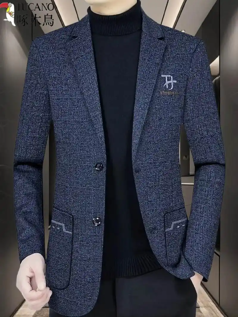 啄木鸟男士西装外套,堪称今年最具时尚魅力的休闲西服