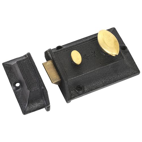 门锁保险牛头老式房门牛头牌弹子锁外暗锁木门机械门锁