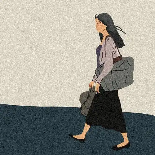 独自行走的女人