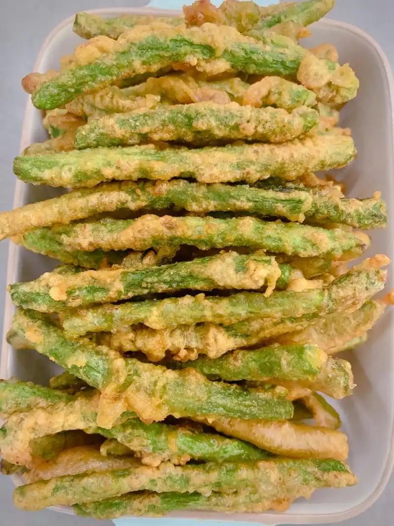 脆炸豆角7515豆角的神仙吃法97外酥里嫩太好吃 食材95 豆角