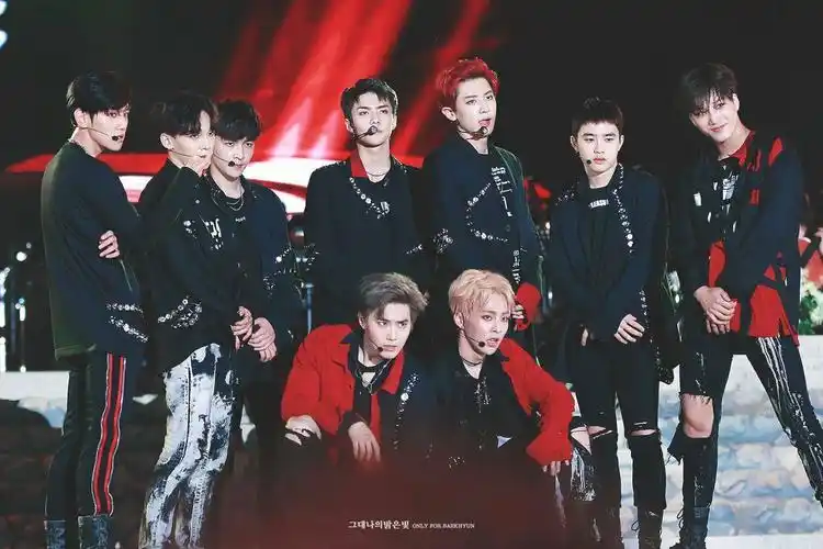 有exo九人合体的可以做电脑壁纸的高清图嘛,放大不失真,最好是演唱会