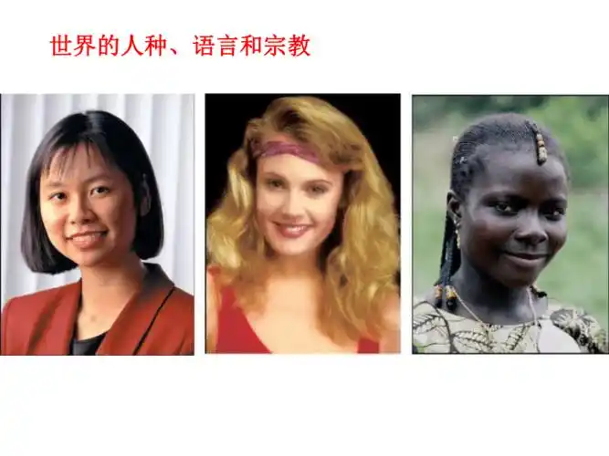 商务星球版七上第五章 世界的居民 第二节 世界的人种,语言和宗教共20