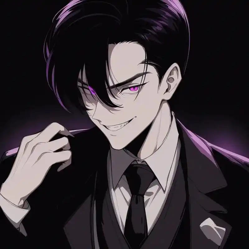 动漫男头 #帅就完事了 #优质头像 #暗黑系 - 抖音