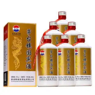 贵州茅·台镇酱香型白酒整箱53度纯粮食国宾酒水500ml*6瓶 国宾酒礼盒