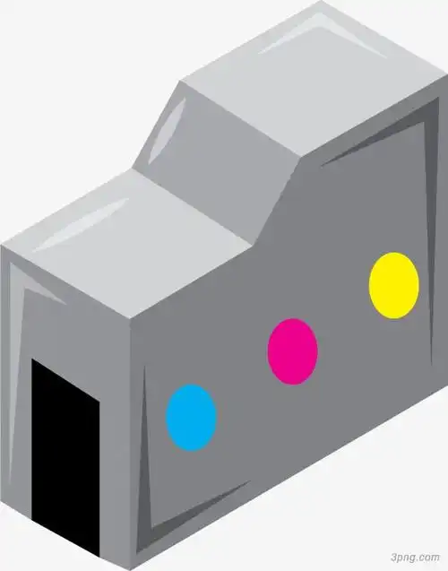标签:三原色墨盒卡通风格三原色矢量盒子迷你