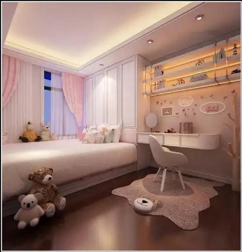 儿童房女孩房间