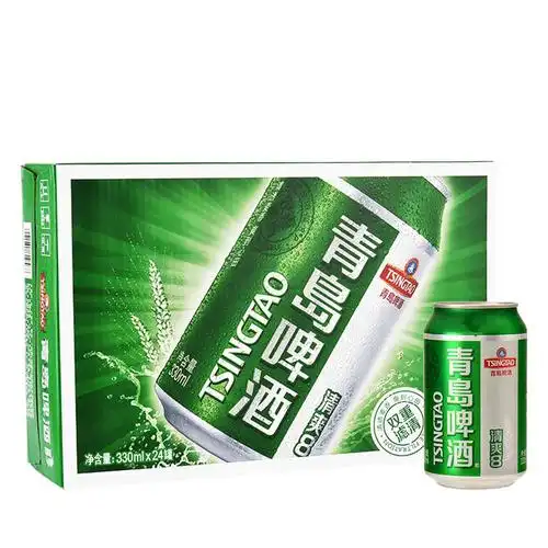 青岛清爽8度 330ml/听*24