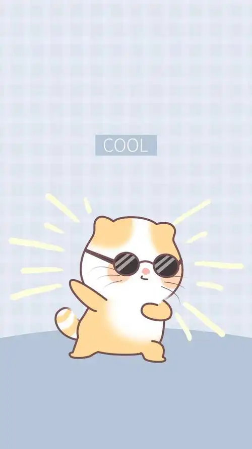 猫咪,卡通,猫咪,卡通,呆萌,淘气,2k,手机壁纸可爱的卡通猫咪
