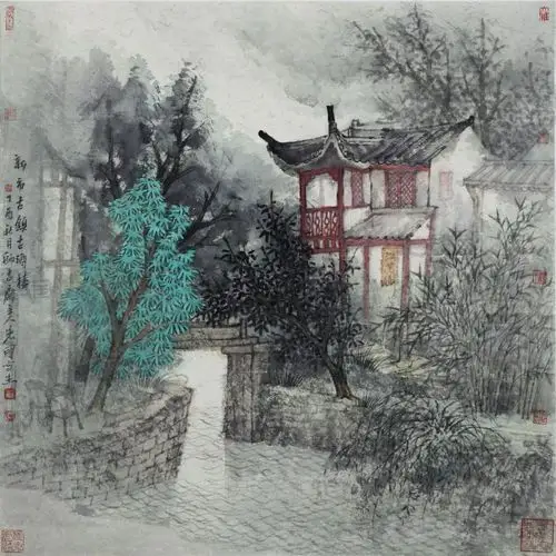 【画说收藏推荐】曾先国:蓊郁滋润,博大浑厚_山水画