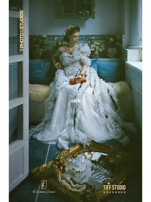 复古宫廷风礼服78如同油画中走出的少女