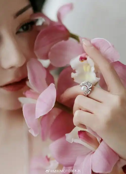mikimoto全球代言人迪丽热巴##mikimoto##mikimotofeathercollection