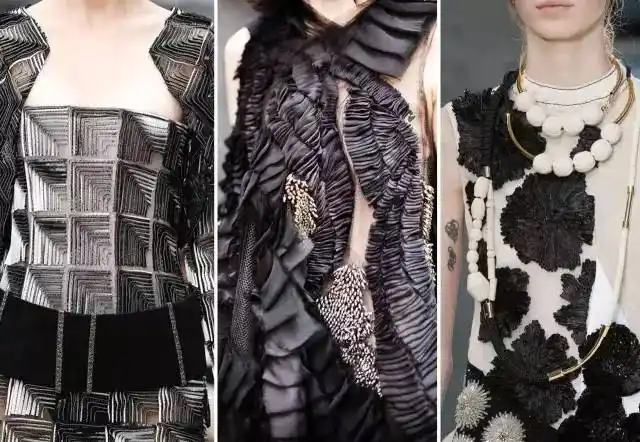 关键词:#服装设计 手法  堆砌 重复 褶皱 造型 繁复 叠加