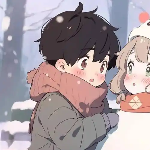 情侣头像丨是不是冬天该有的样子呢_xhs_男朋友_脑子