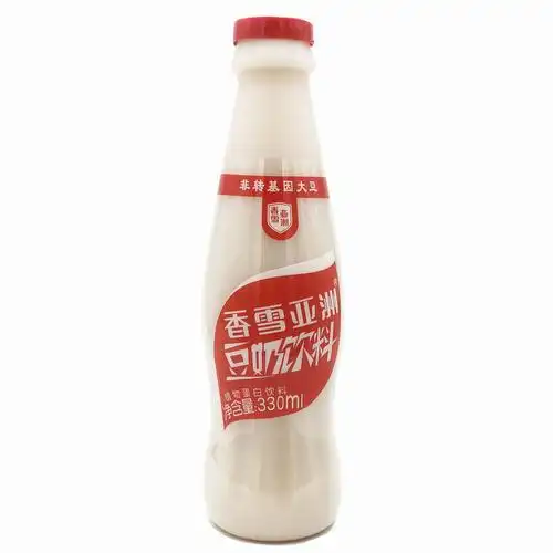 亚洲豆奶植物蛋白饮料330mlx24瓶装整箱原味含糖植物蛋白饮料