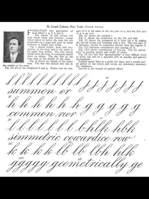 花体英文书法 copperplate roundhand