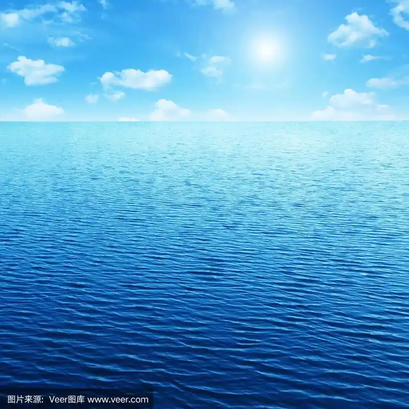 蓝天,阳光和大海.