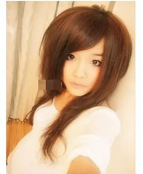 简单好看女生隐形烫发型图片