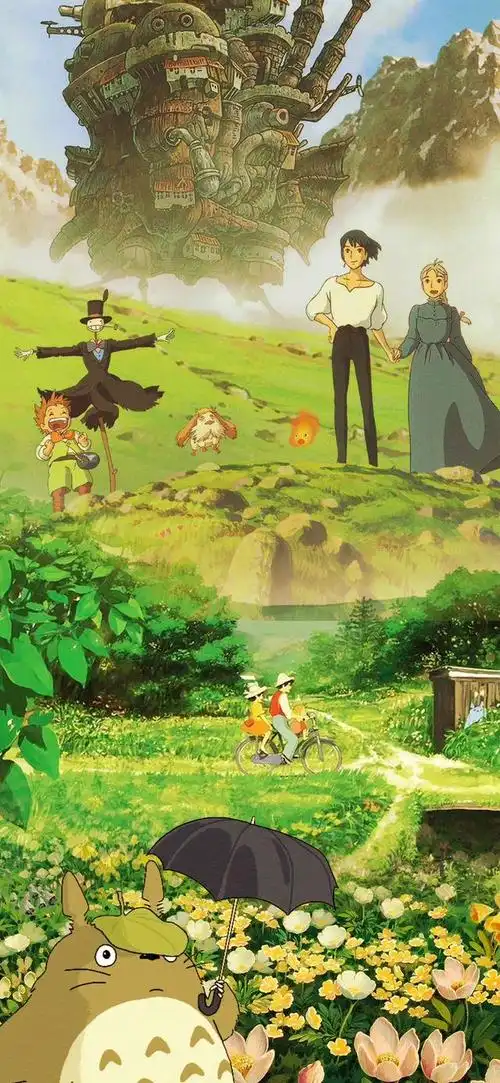 宫崎骏风景壁纸唯美(唯有努力活下去)(12)