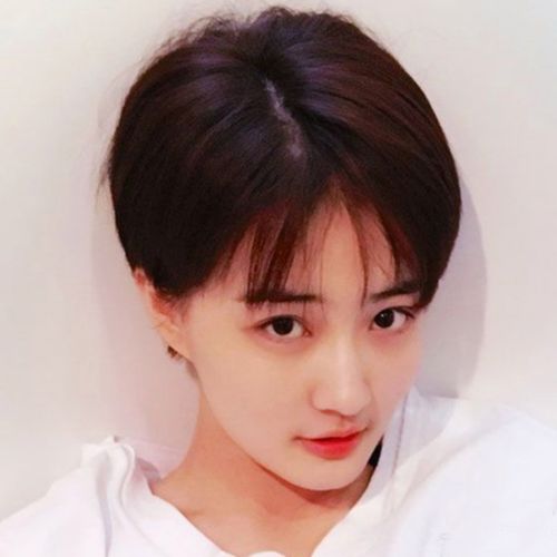 一折奶奶灰短发_假发女短发bobo韩国空气短直发帅气逼 奶奶灰假小子