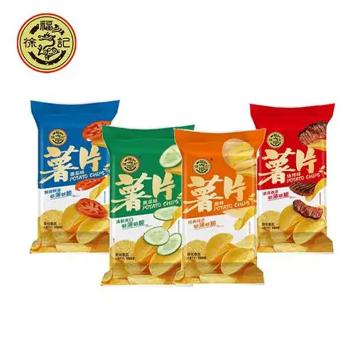 徐福记薯片膨化零食小包包装25包散装批发大礼包膨化食品