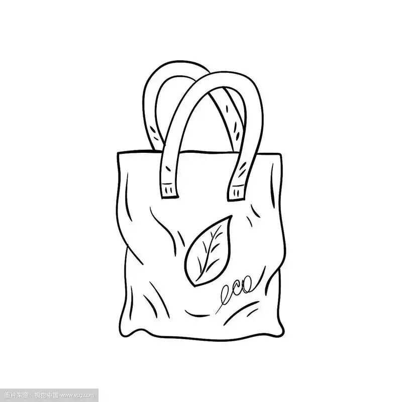 doodle环保袋织物和纸