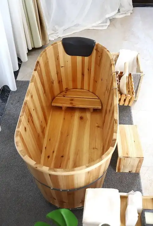 美容院洗澡桶成人泡澡木桶浴桶沐浴桶洗澡盆浴缸全身熏蒸家用浴盆