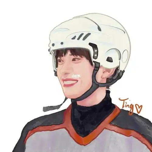 头盔易烊千玺procreate