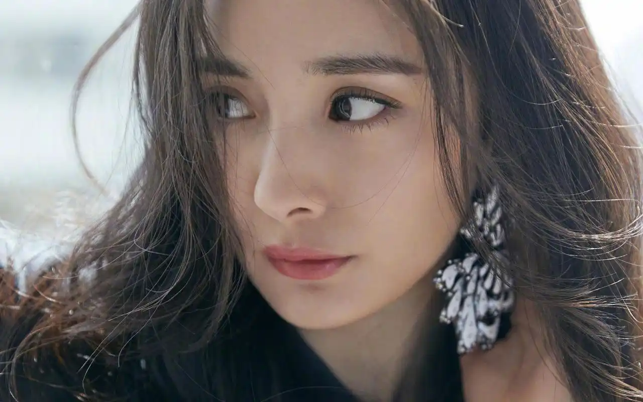 杨幂休闲性感写真图片桌面壁纸