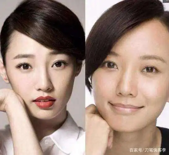 撞脸的女明星白百何与王珞丹