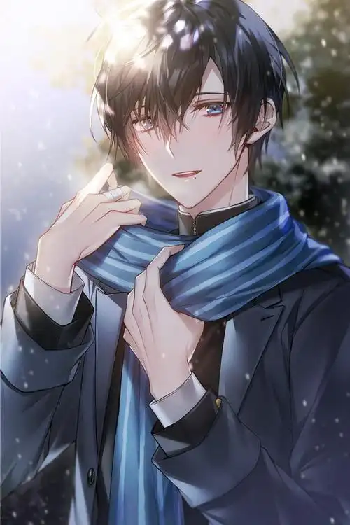 二次元男主精美插画图集第四弹!越罗衫袂迎春风,玉刻麒麟腰带红