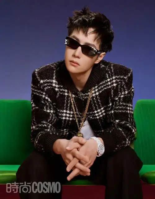 王一博绿框墨镜##王一博