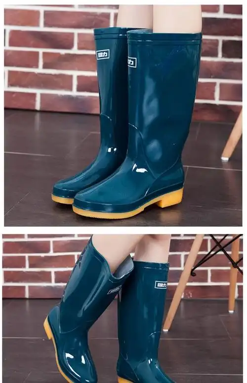 回力时尚雨鞋女式防水防滑胶鞋水靴秋季高筒雨靴水鞋夏季套鞋外穿